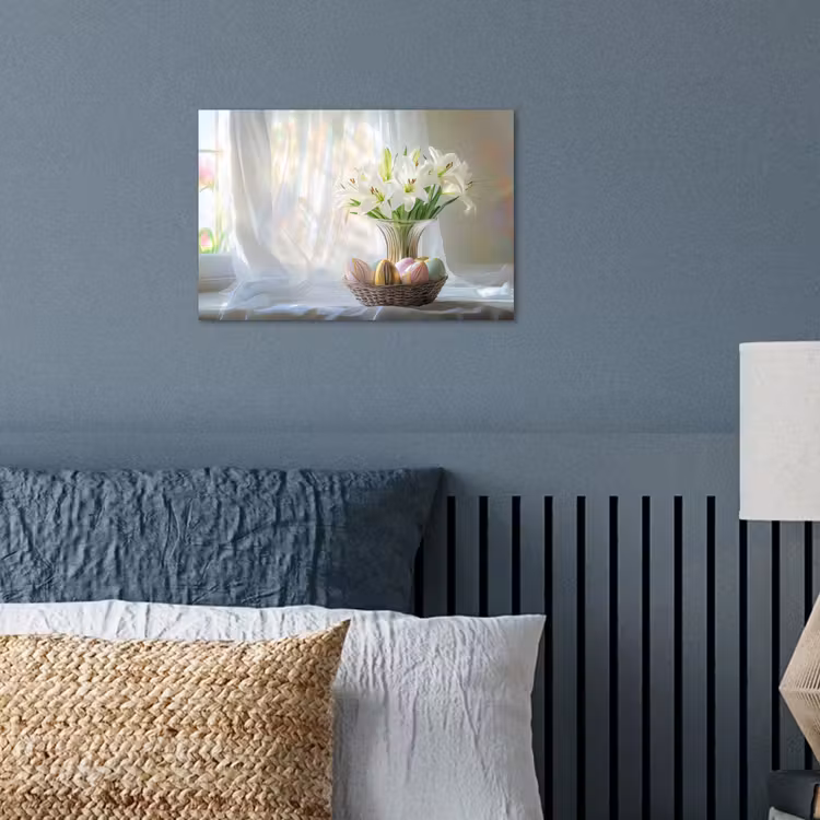 Poster – Vaas - Eieren - Bloemen — 3