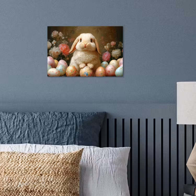 Poster – Konijn - Paaseieren - Stilleven — 3