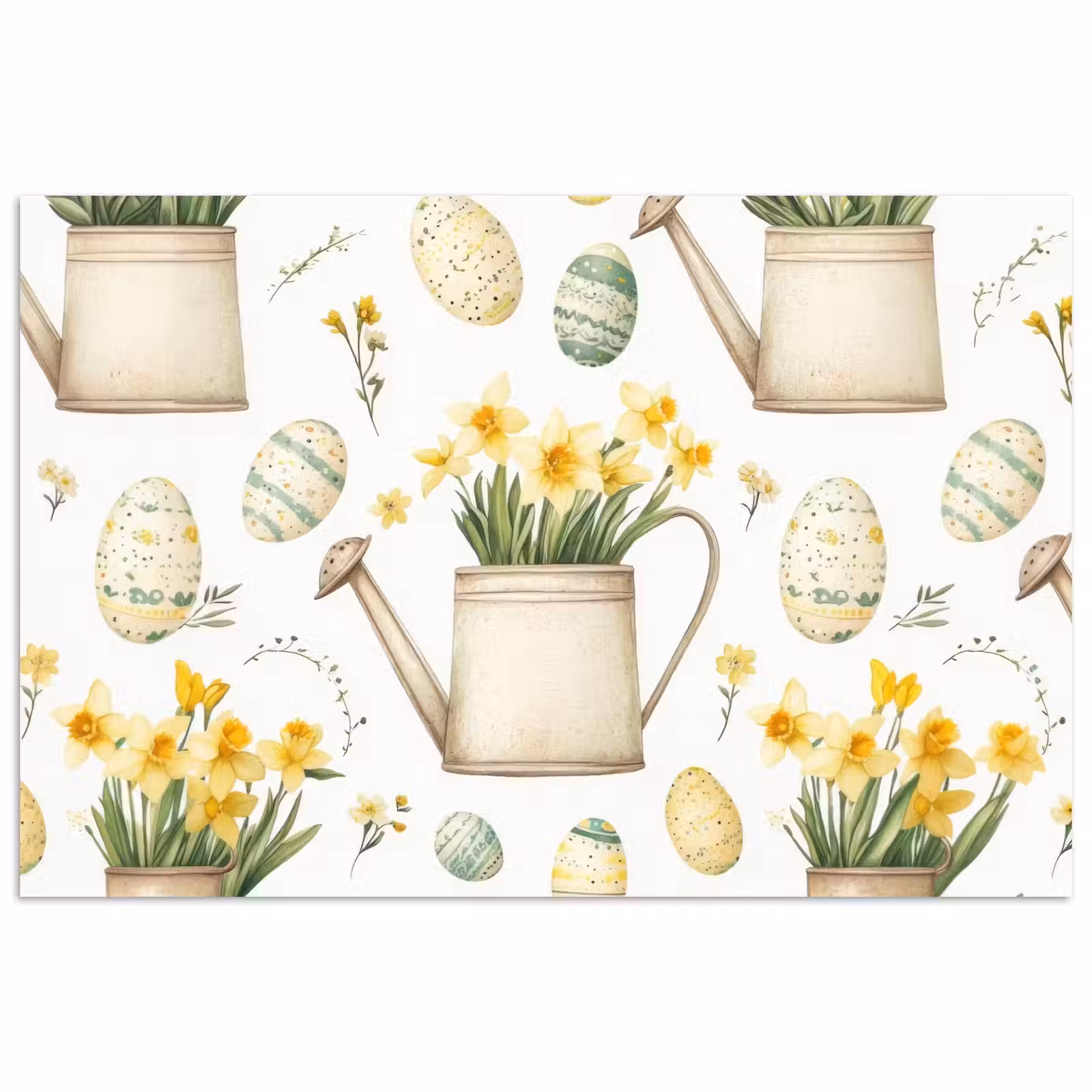 Poster – Gieter - Bloemen - Eieren — 1
