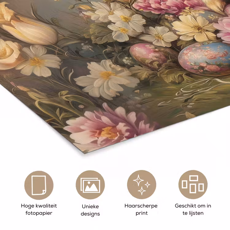 Poster – Haas - Stilleven - Bloemen — 5
