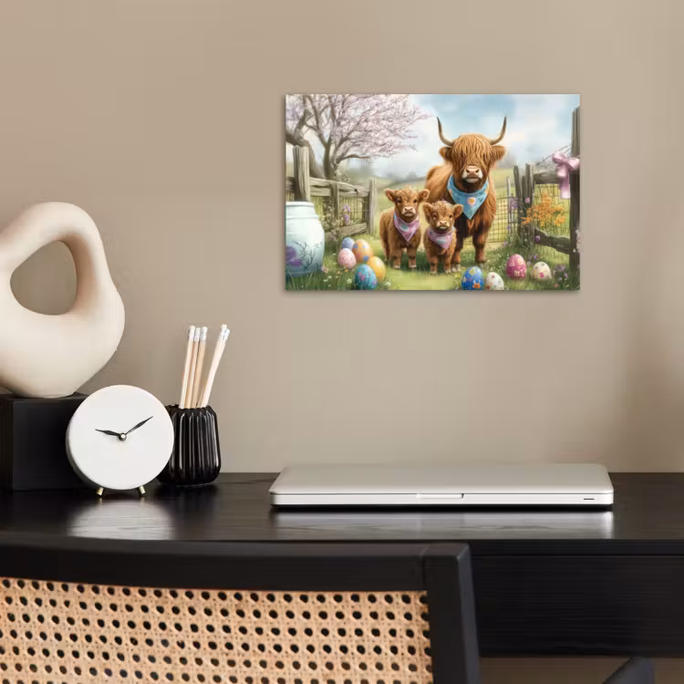 Poster – Schotsehooglanders - Paaseieren - Lente — 2