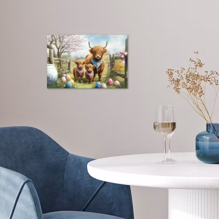 Poster – Schotsehooglanders - Paaseieren - Lente — 4