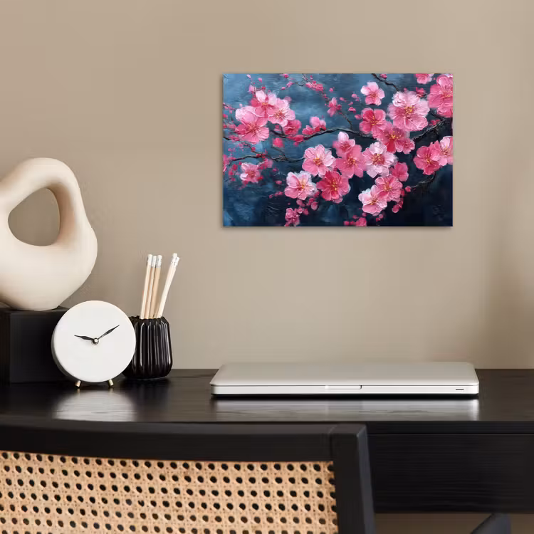 Poster – Bloem - Bloesems - Roze - Abstract — 2