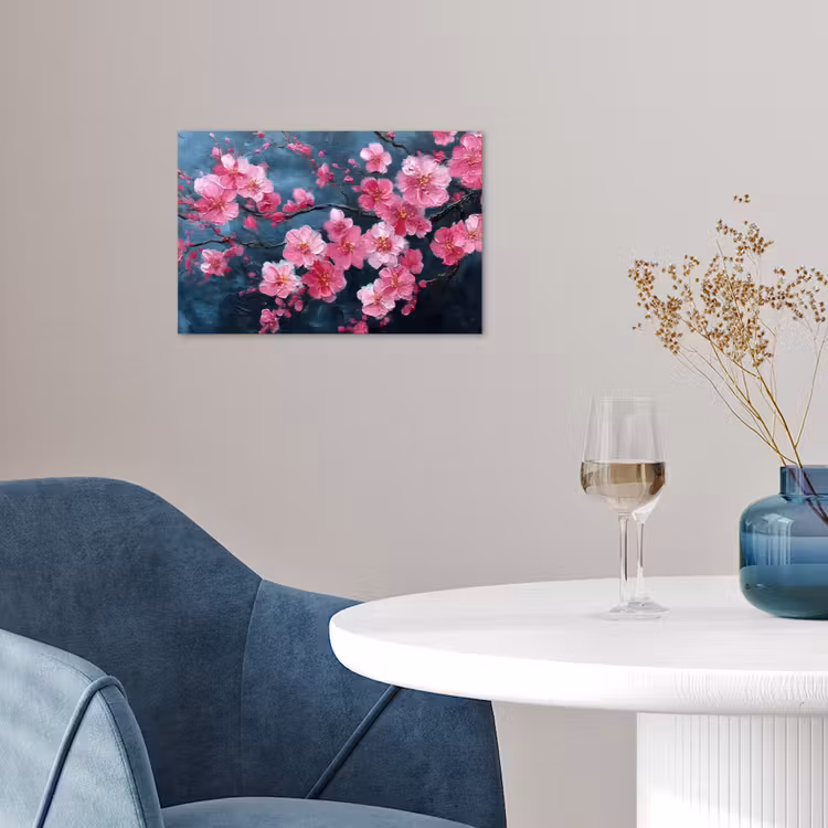 Poster – Bloem - Bloesems - Roze - Abstract — 4
