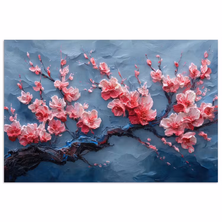 Poster – Bloesem - Bloem - Roze - Tak — 1