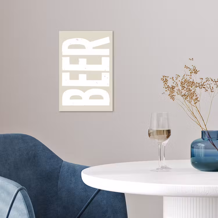 Poster – Beer - Japandi - Beige - Decoratie — 4