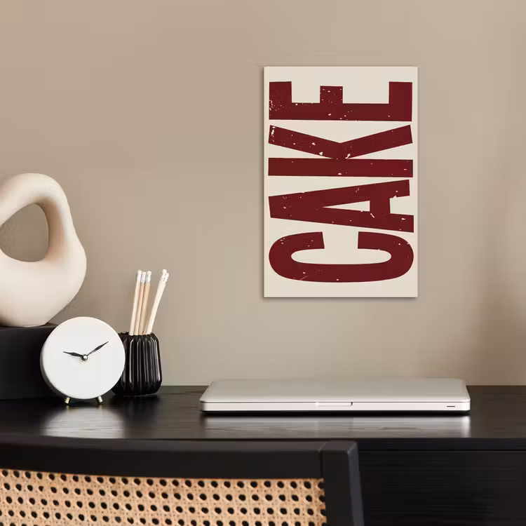 Poster – Red - Cake - Decoratie - Eten — 2