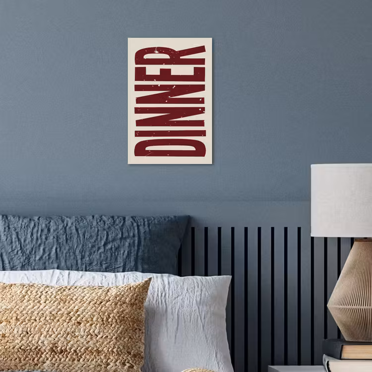 Poster – Eten - Decoratie - Rood - Vintage — 3