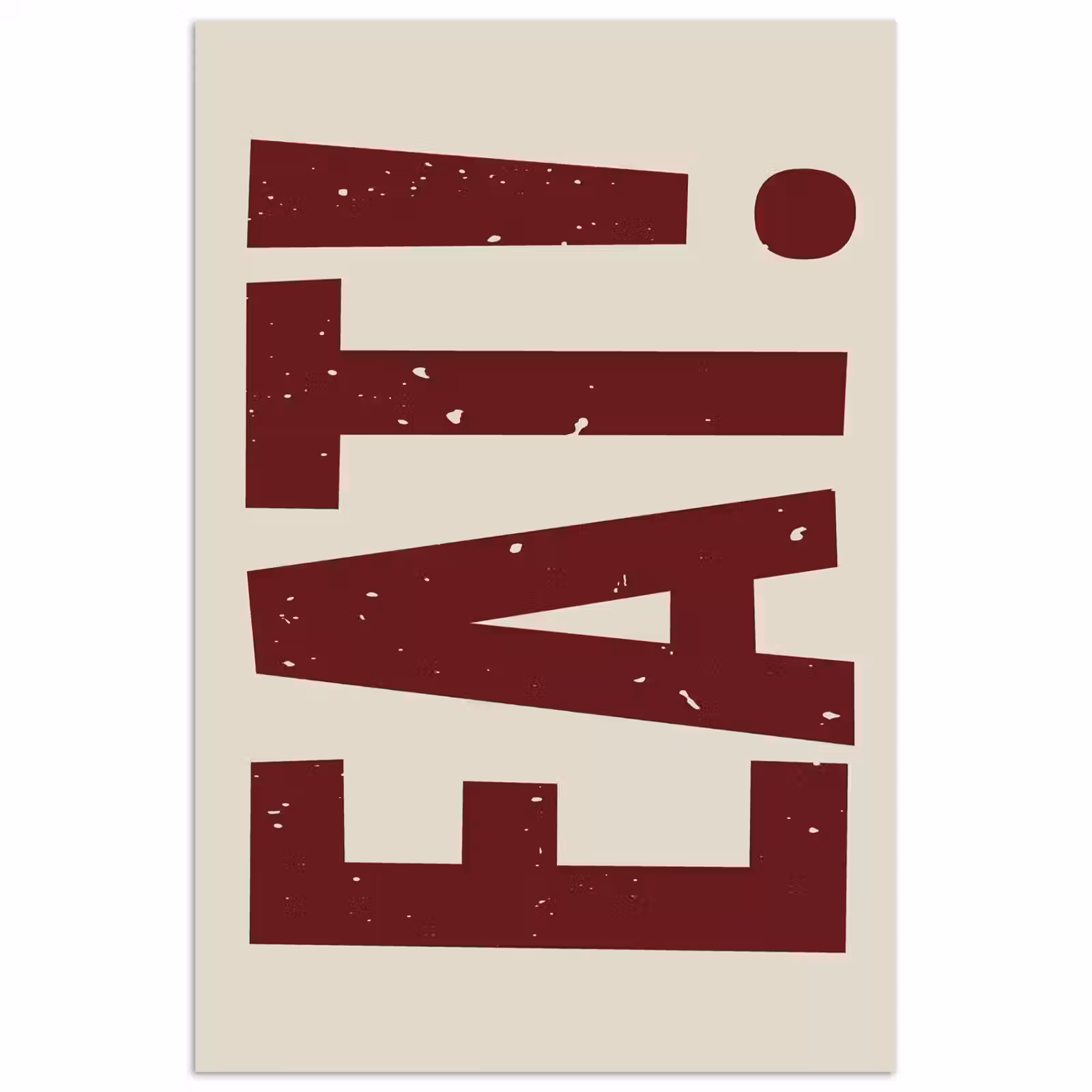 Poster – Red - Eten - Vintage - Decoratie — 1
