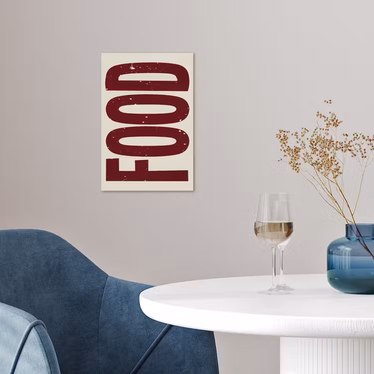 Poster – Eten - Japandi - Rood - Decoratie — 4