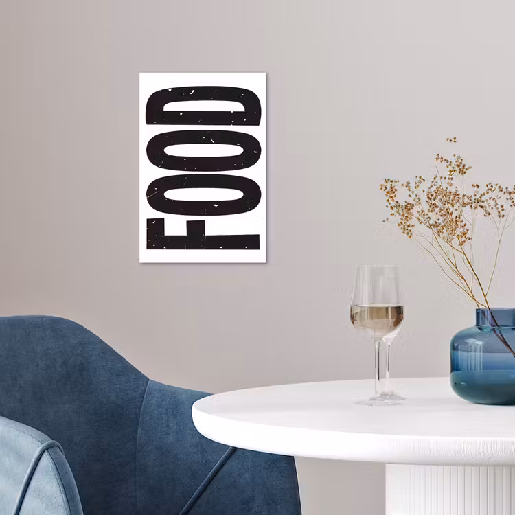 Poster – Food - Zwart - Wit - Decoratie — 4