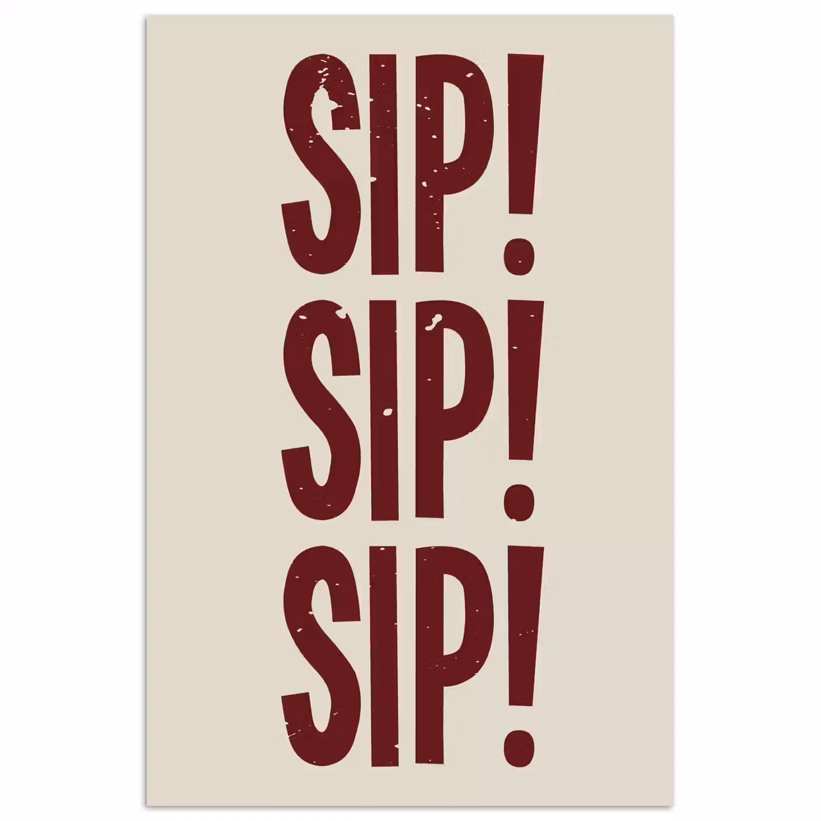 Poster – Japandi - Vintage - Decoratie - Rood — 1