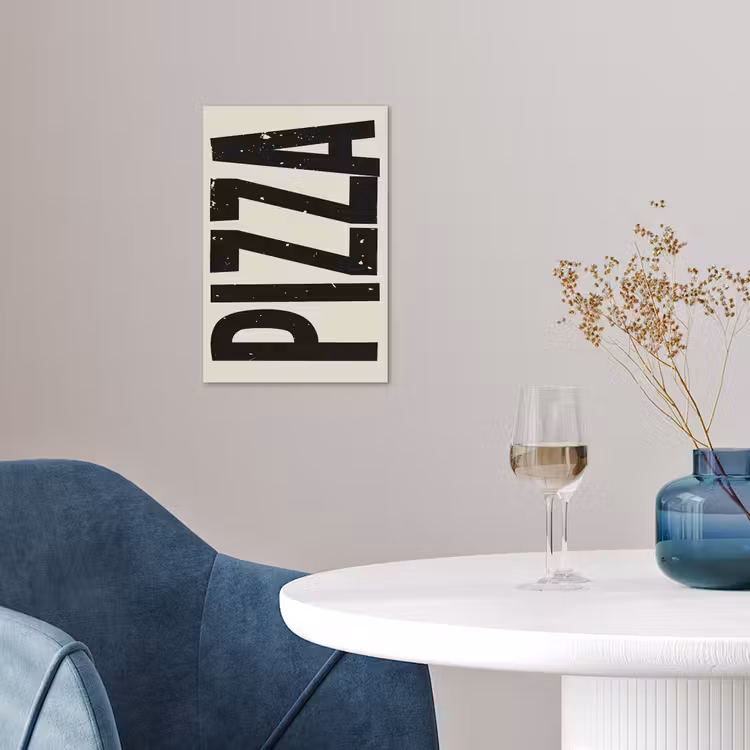 Poster – Pizza - Decoratie - Japandi - Vintage — 4