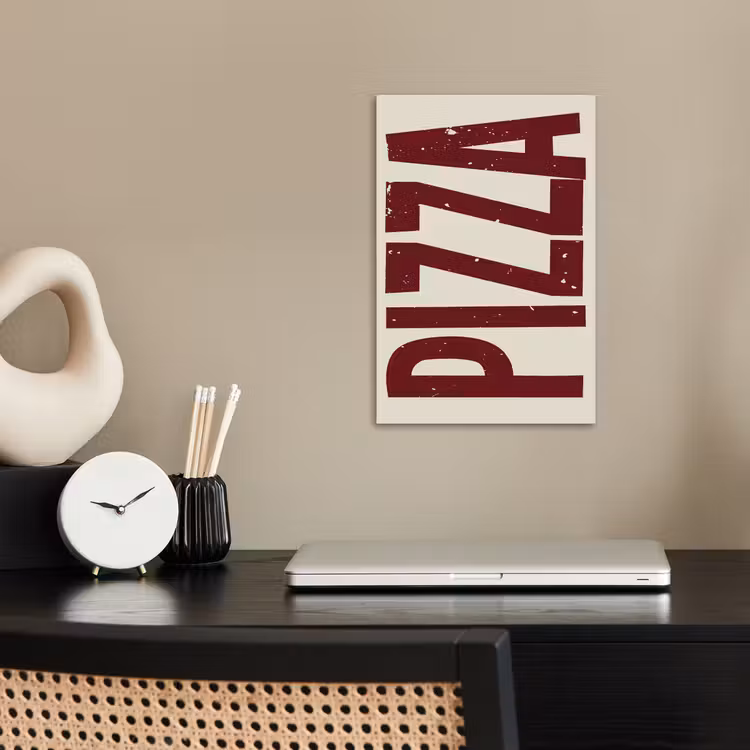 Poster – Pizza - Vintage - Decoratie - Japandi — 2