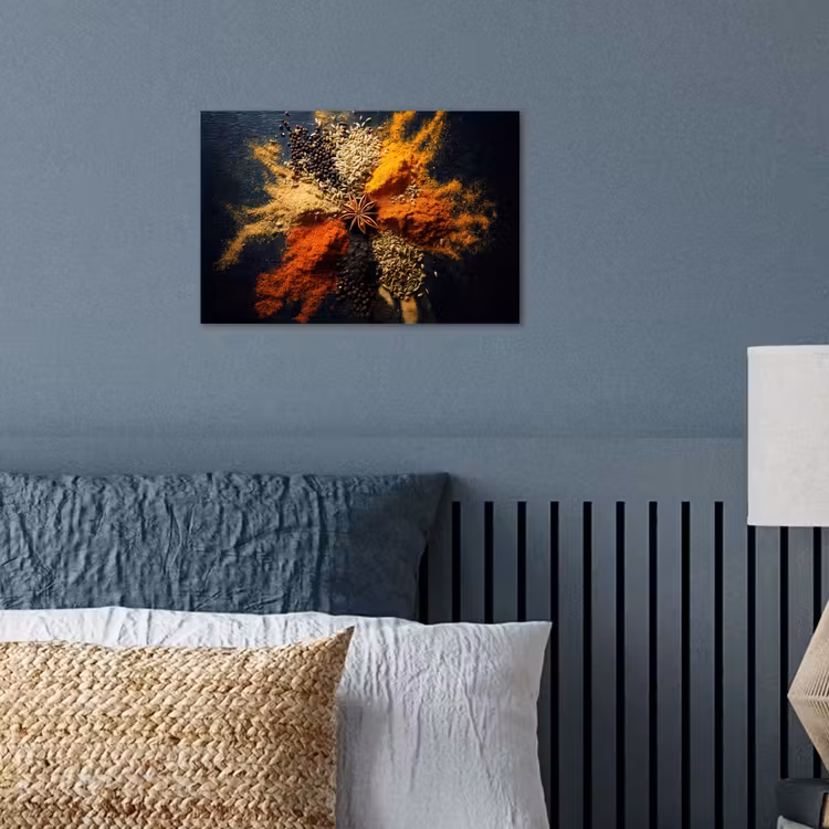 Poster – Specerijen - Explosie - Oranje — 3