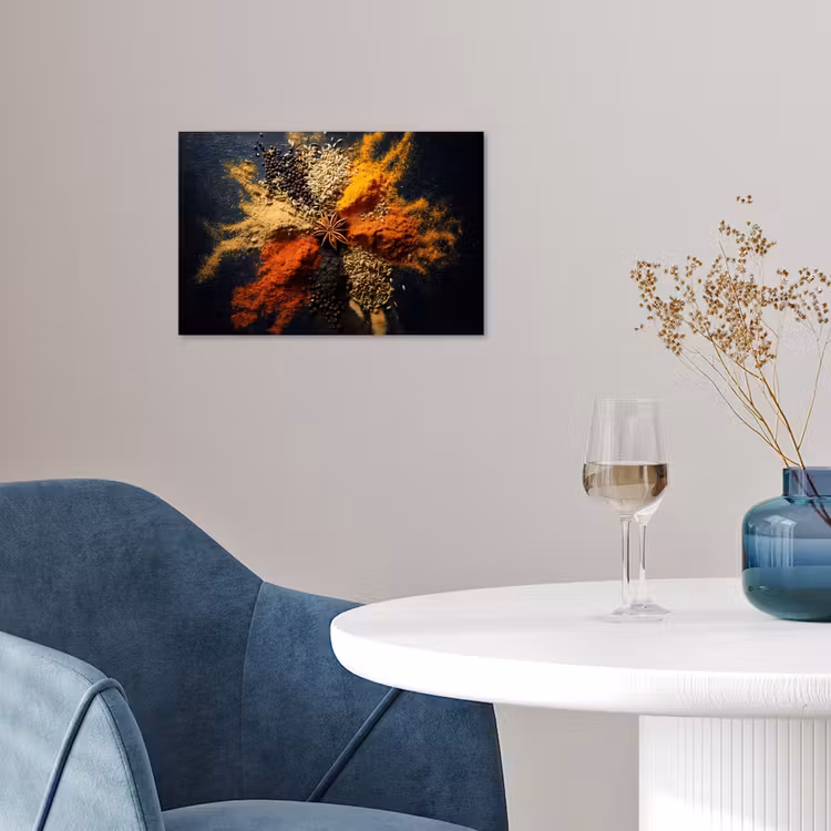Poster – Specerijen - Explosie - Oranje — 4
