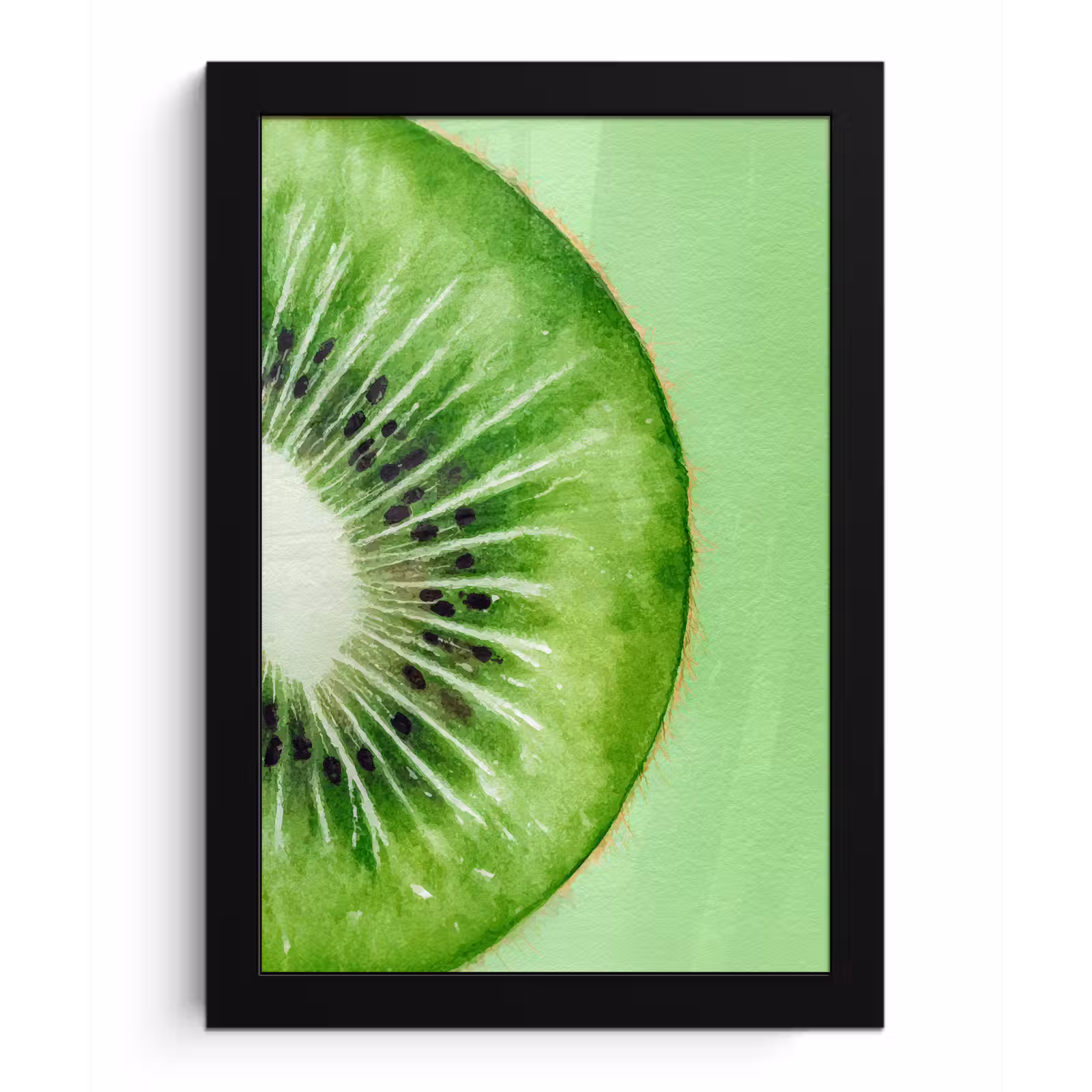 Poster met lijst - Kiwi - Groen - Fris — 1