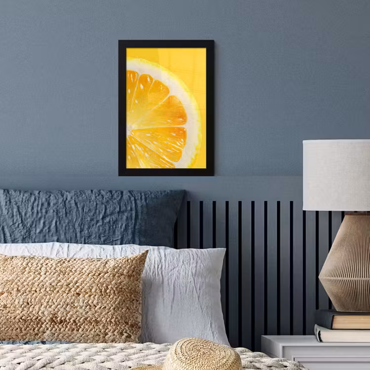 Poster met lijst - Citroen - Geel - Zonnig — 3