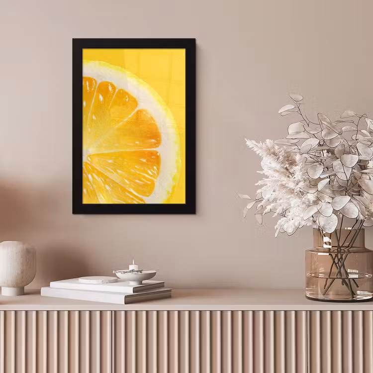 Poster met lijst - Citroen - Geel - Zonnig — 5