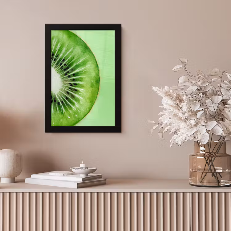 Poster met lijst - Kiwi - Groen - Fris — 5