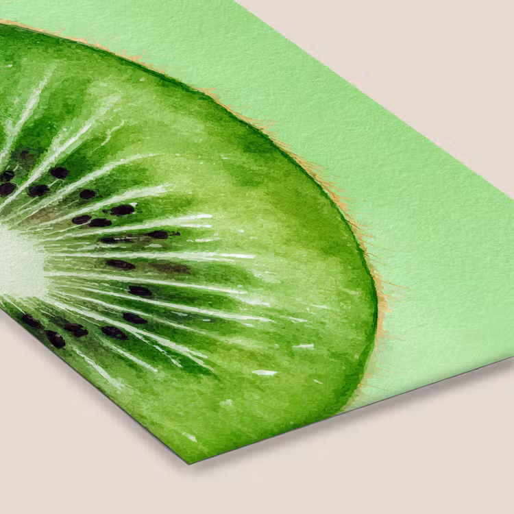 Poster met lijst - Kiwi - Groen - Fris — 7