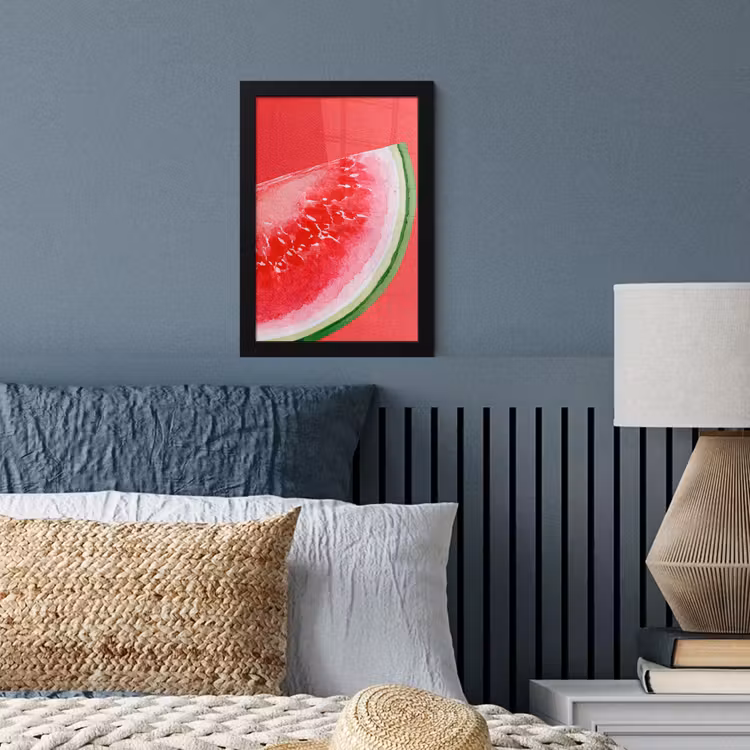Poster met lijst - Watermeloen - Rood - Zomers — 3