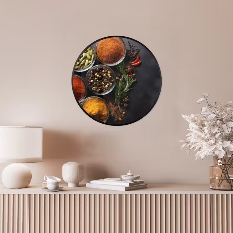 Ronde fotolijst - Glazen - Bakjes - Blaadjes - Kruiden — 5