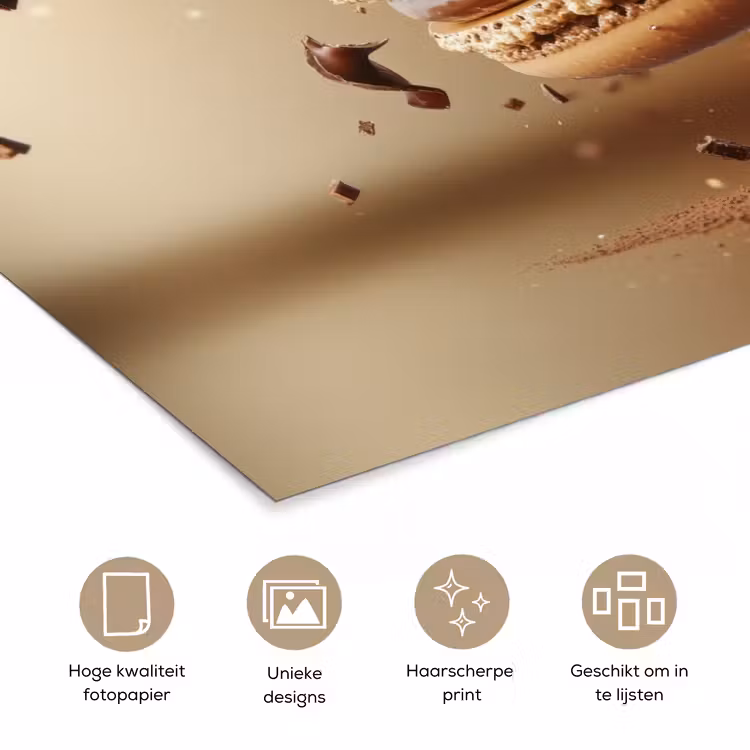 Poster – Chocolade - Macarons - Eten - Snoep — 5