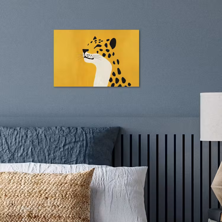 Poster – Cheetah - Illustratie - Geel — 3