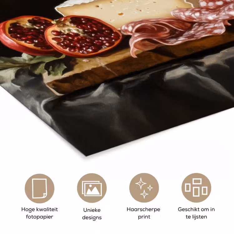 Poster – Stilleven - Vintage - Borrelplank — 5