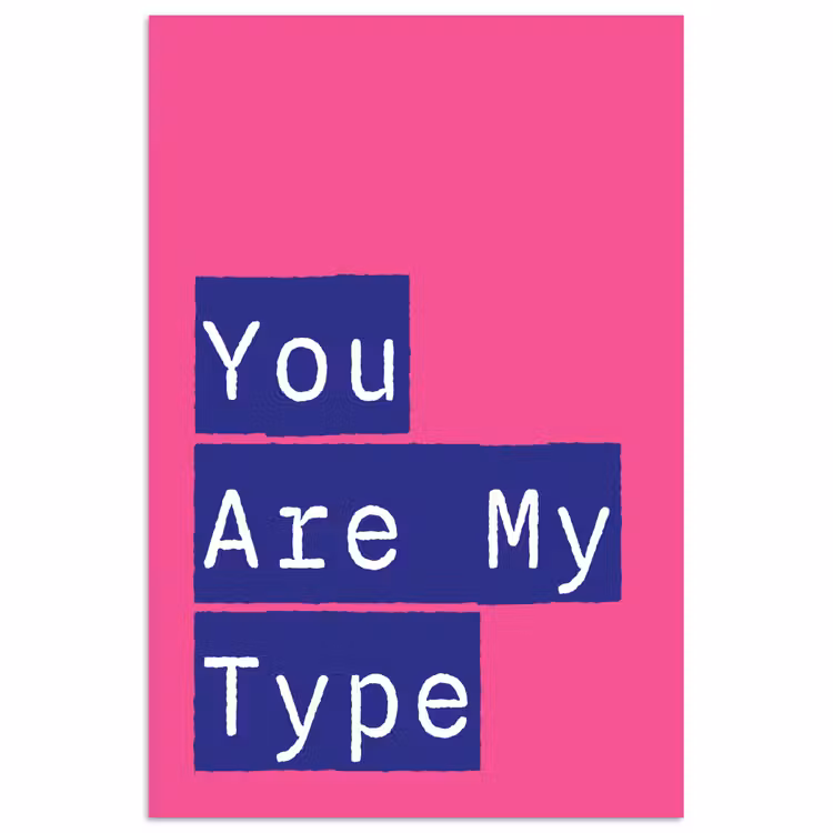 Poster - Valentijn - Tekst - Love — 1