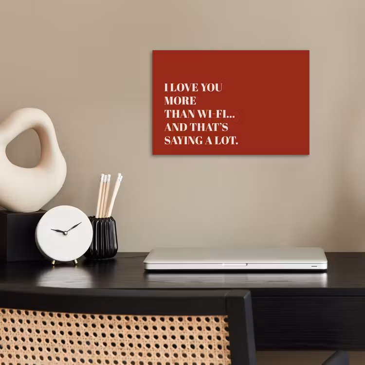 Poster – Rood - Quote - Liefde — 2