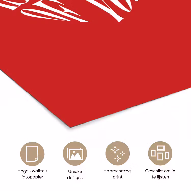 Poster - Rood - Hart- Tekst - Valentijn — 5