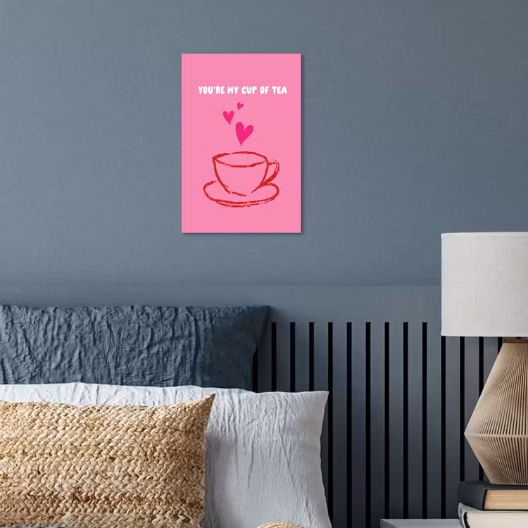 Poster - Thee - Roze - Valentijn - Tekst — 3