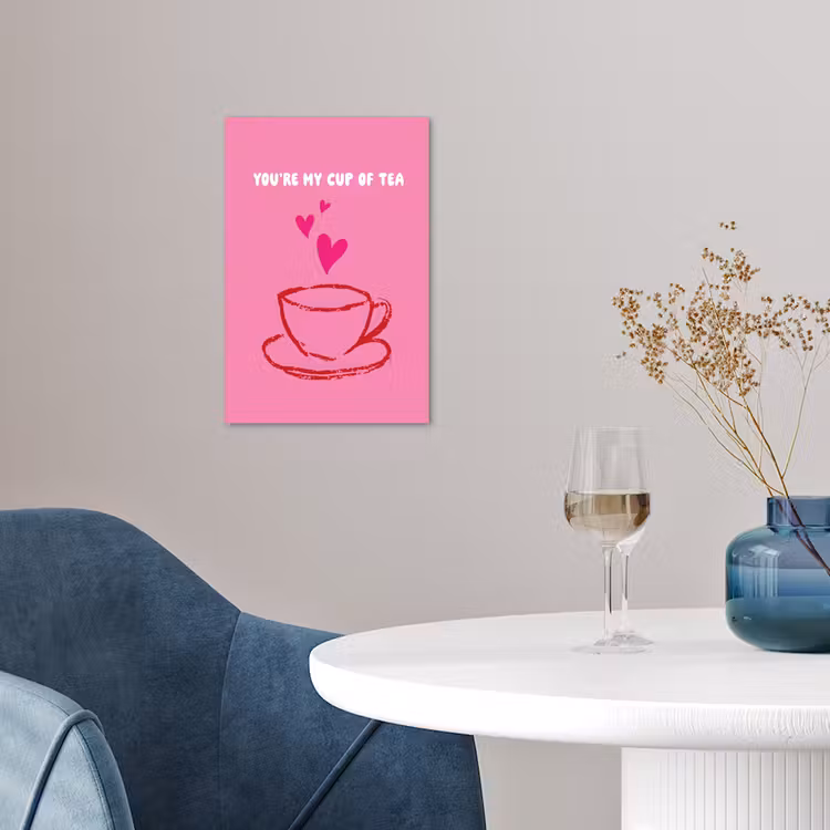 Poster - Thee - Roze - Valentijn - Tekst — 4