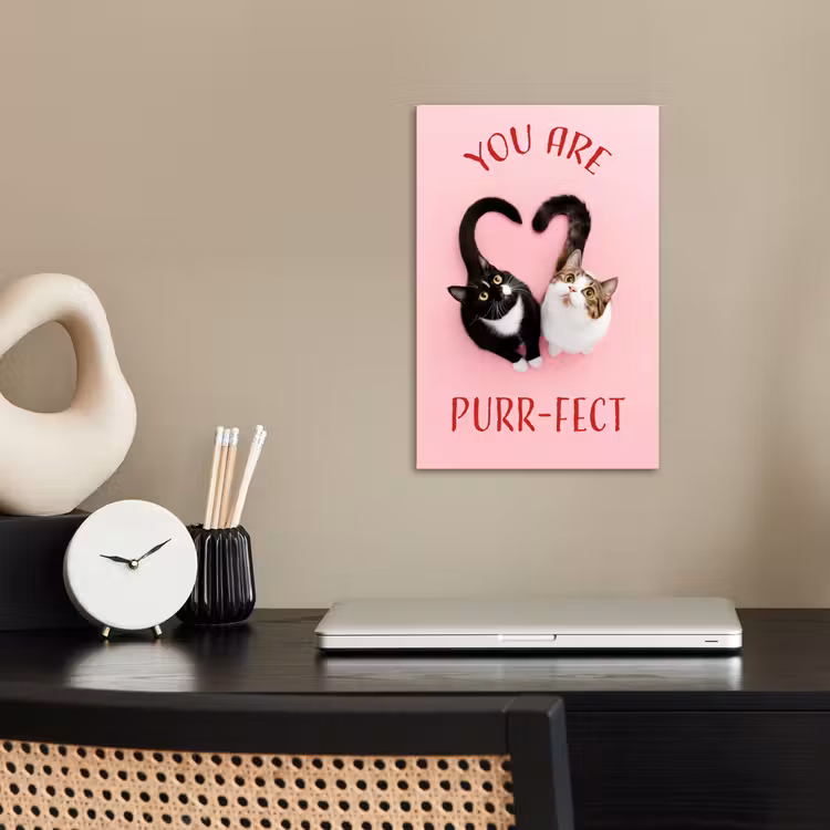 Poster - Kat - Hart - Tekst - Valentijn — 2