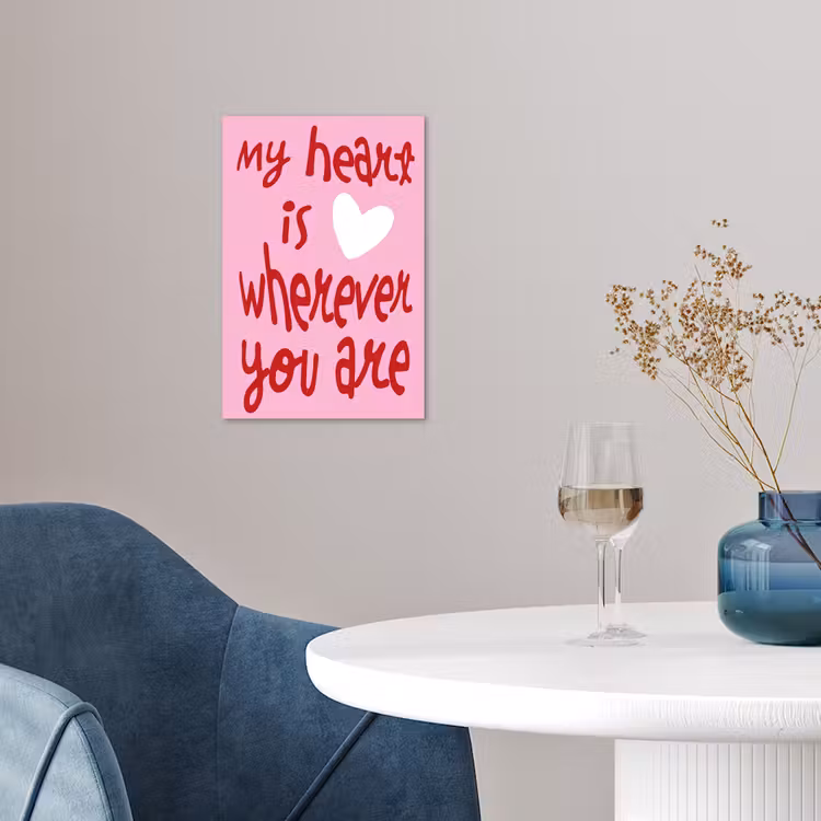 Poster - Valentijn - Hart - Liefde - Roze — 4