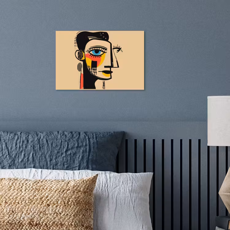 Poster – Geometrisch - Felle kleuren - Kubistische stijl — 3