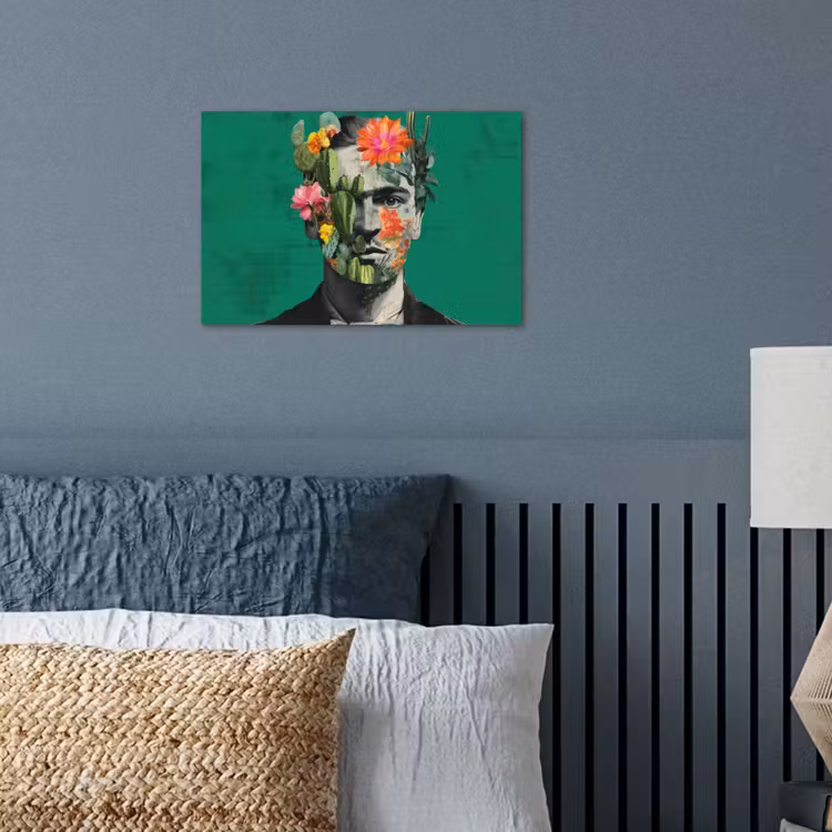 Poster – Man - Planten - Groen — 3