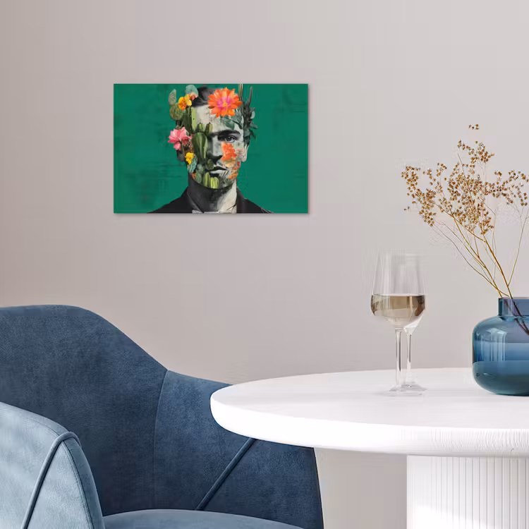 Poster – Man - Planten - Groen — 4