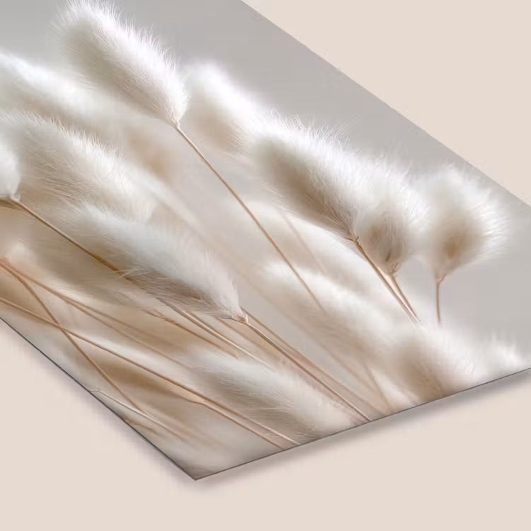 Poster met lijst - Pluimen - Beige - Minimalistisch — 7