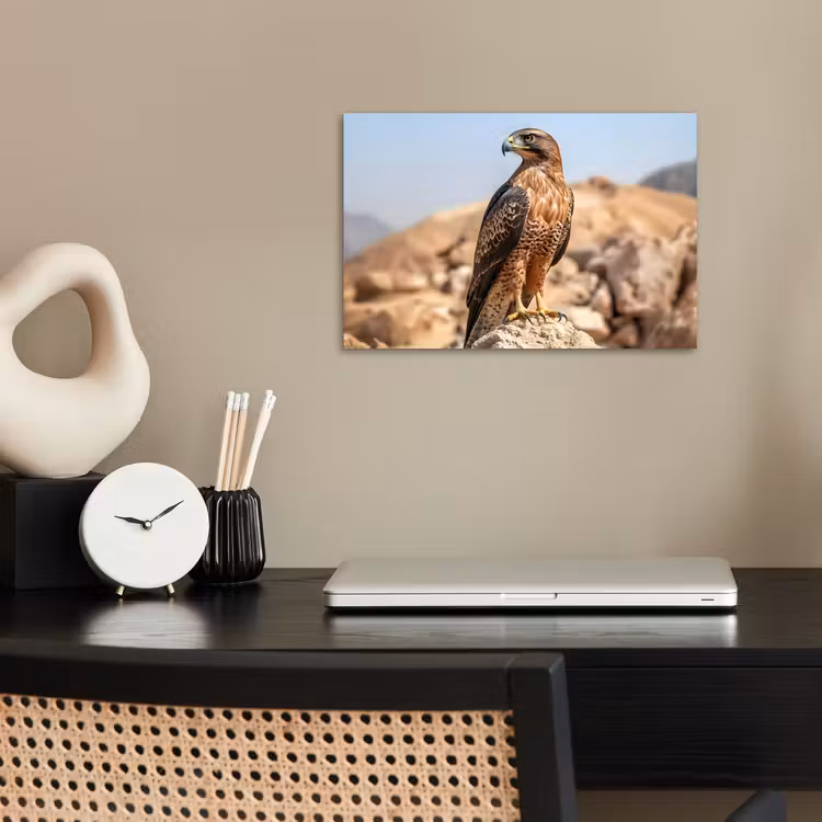 Poster – Valk - Vogel - Rots - Macht — 2