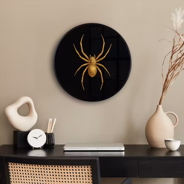 Ronde fotolijst - Spin - Goud - Minimalistisch - Poten — 3
