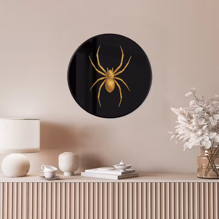Ronde fotolijst - Spin - Goud - Minimalistisch - Poten — 5