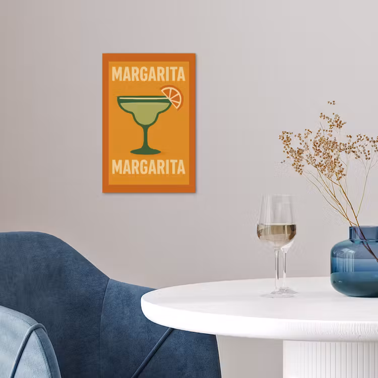Poster – Illustratie - Margarita - Sinaasappelschijf - Oranje — 4