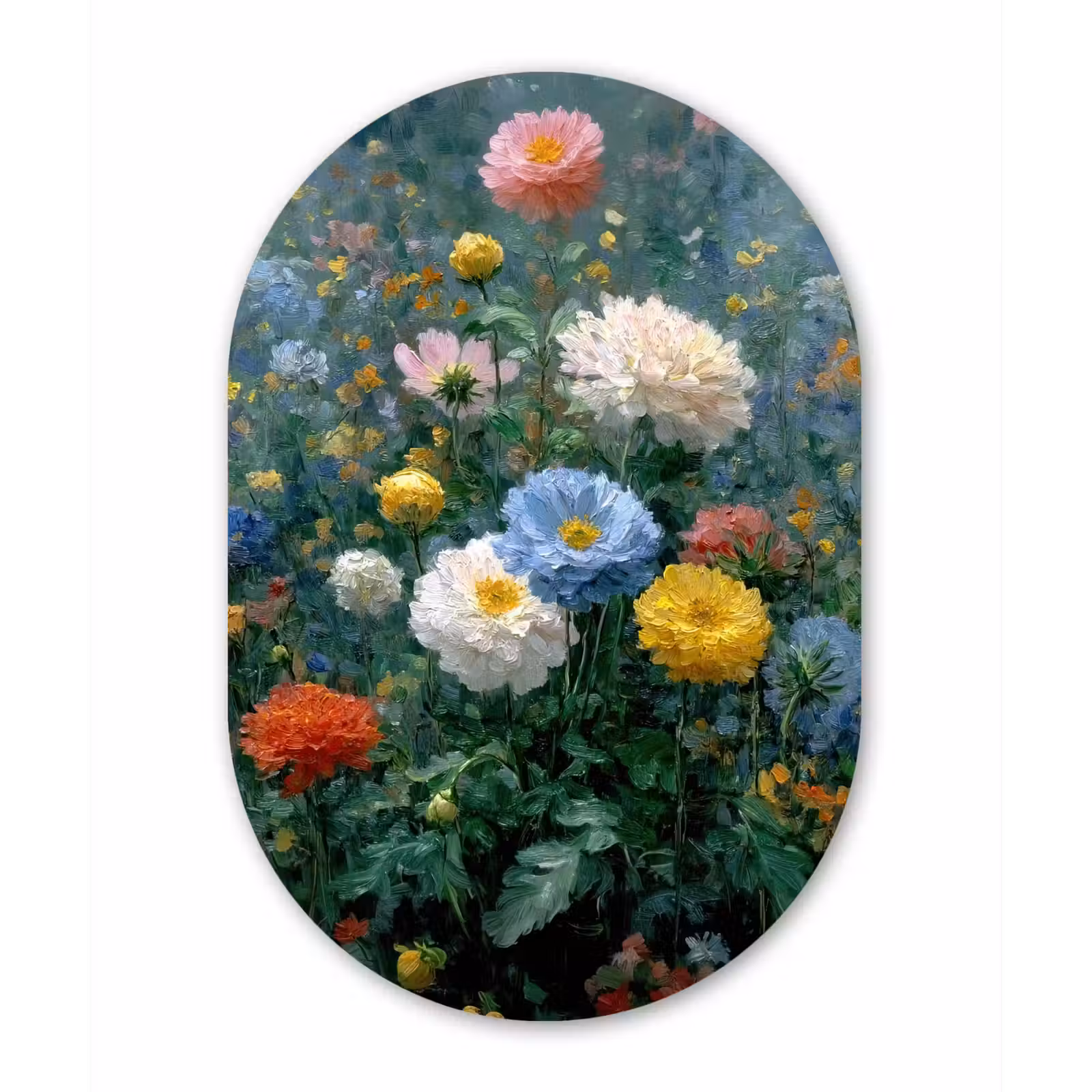 Wandoval Glas – Close-up - Veld - Bloemen - Kleurrijk — 1