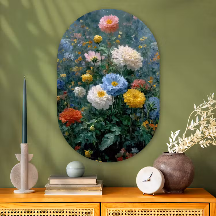 Wandoval Glas – Close-up - Veld - Bloemen - Kleurrijk — 2