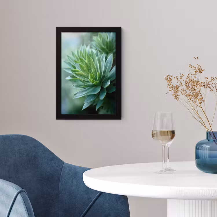 Poster met lijst - Blad - Plant - Groen - Textuur — 4