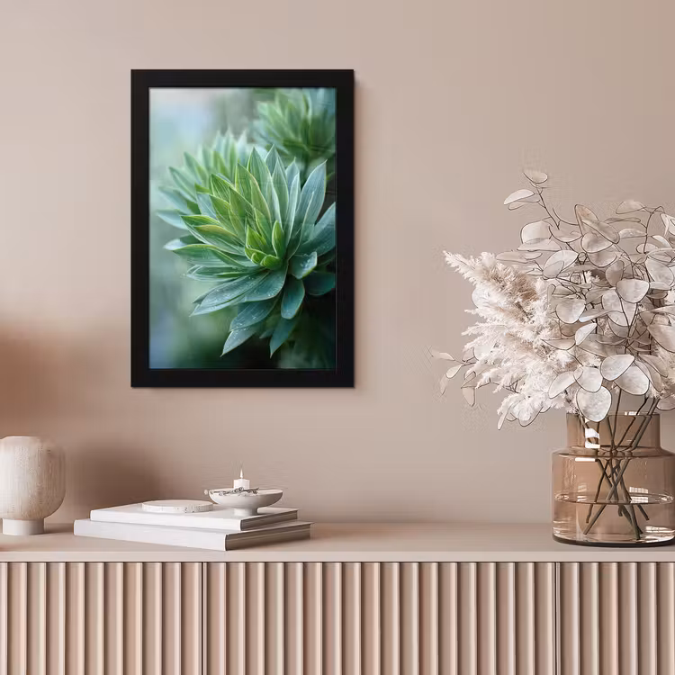 Poster met lijst - Blad - Plant - Groen - Textuur — 5