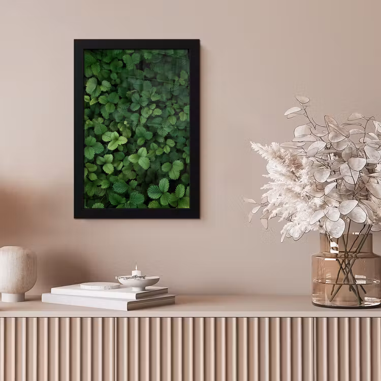Poster met lijst - Groen - Bladeren - Kartel - Zonlicht — 5